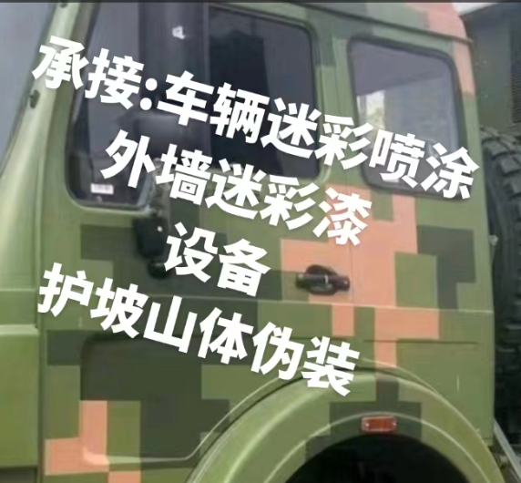 海口外墙和地面的迷彩漆施工
